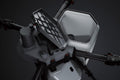 DJI T100 top compartment open showing battery bay
