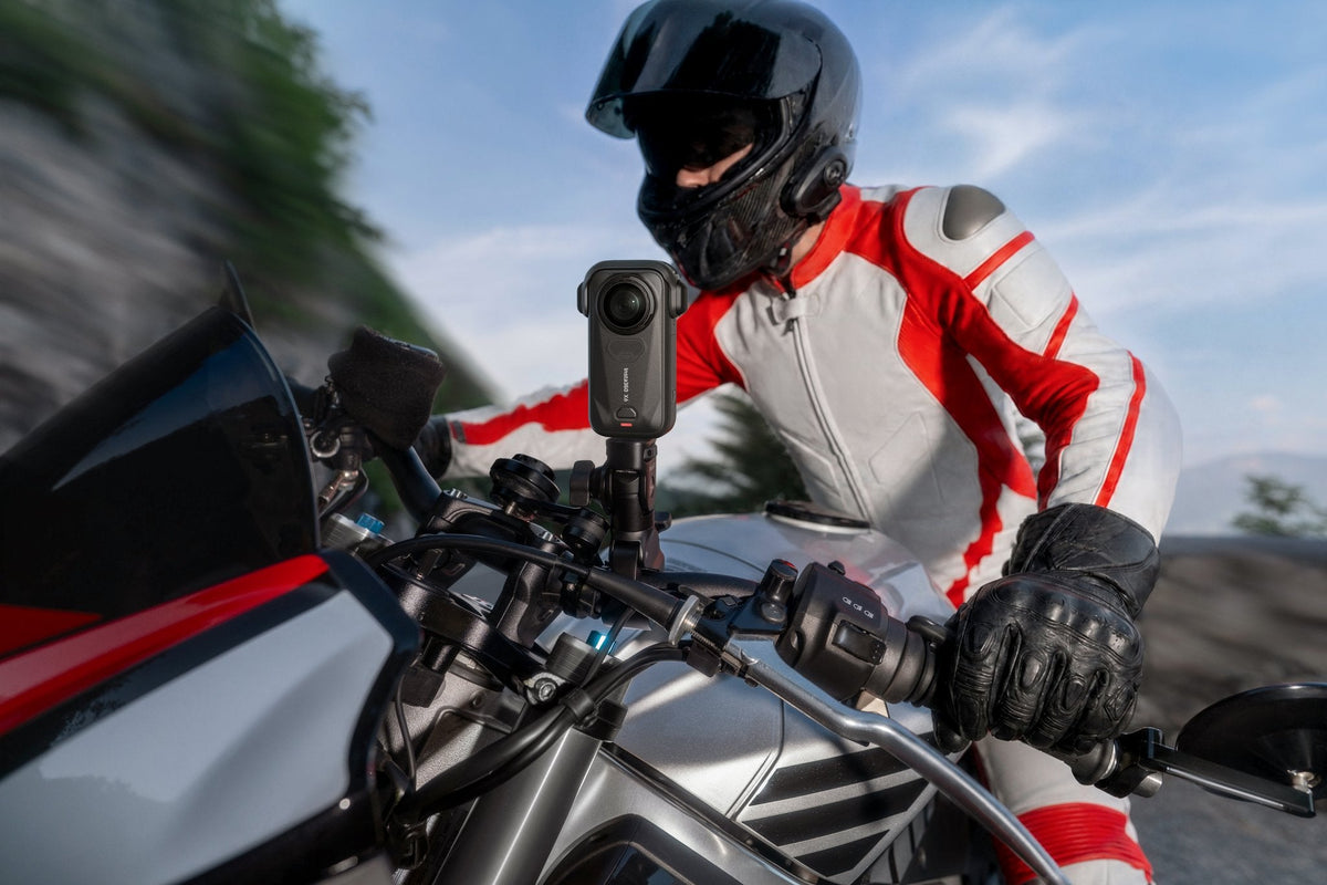 Insta360 X6 lifestyle - motorcycle